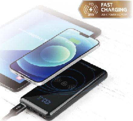 Micropack WPB-1015 PD Fast Charging Wireless Power Bank