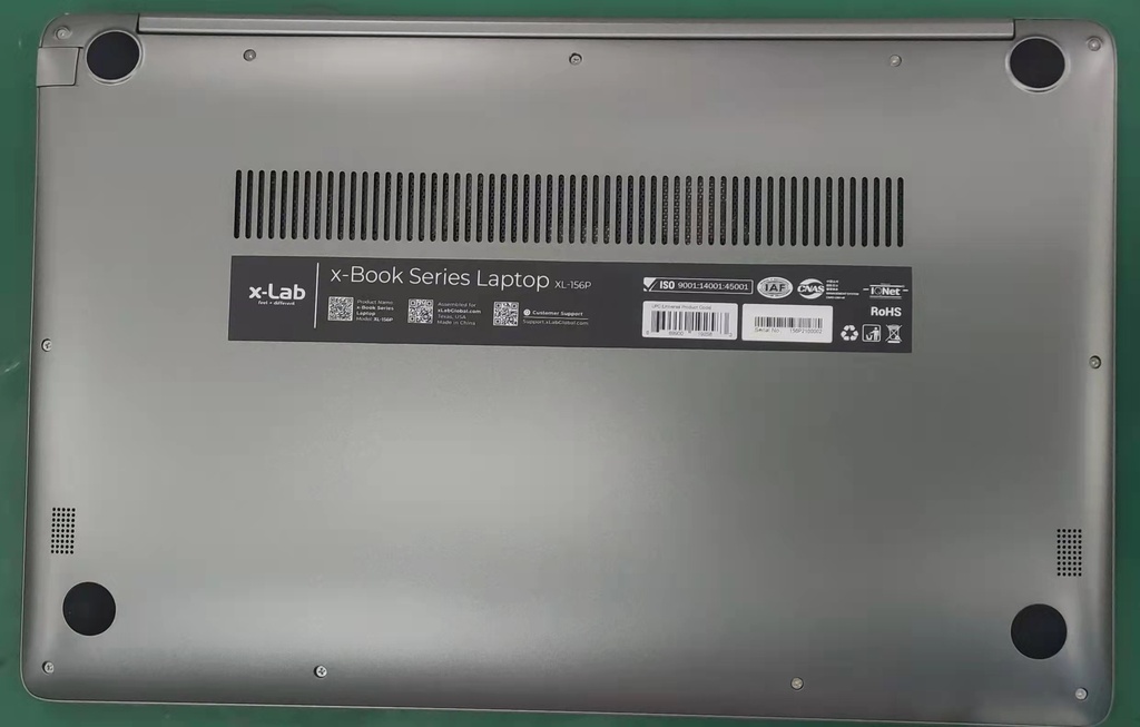 xLab Laptop Parts - Sticker for XL-156P