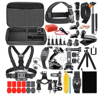 50 in-1 Action Camera Sports Accessories Kit for Camera