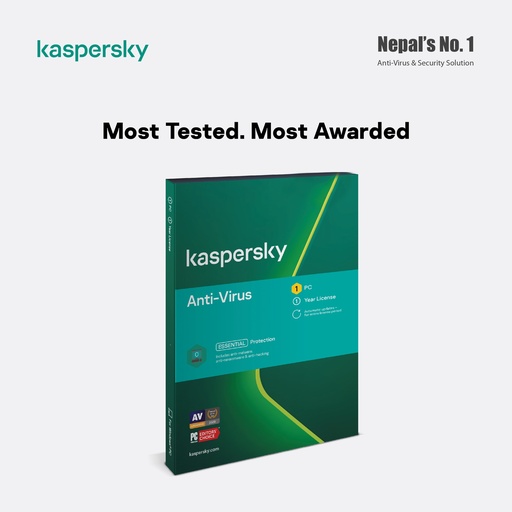 [KAV - 1U, 3Y, 1K - Box] Kaspersky Anti-Virus - 1D, 3Y, 1 Key - Box