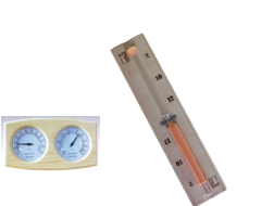 Sauna Sand Timer/Temperature